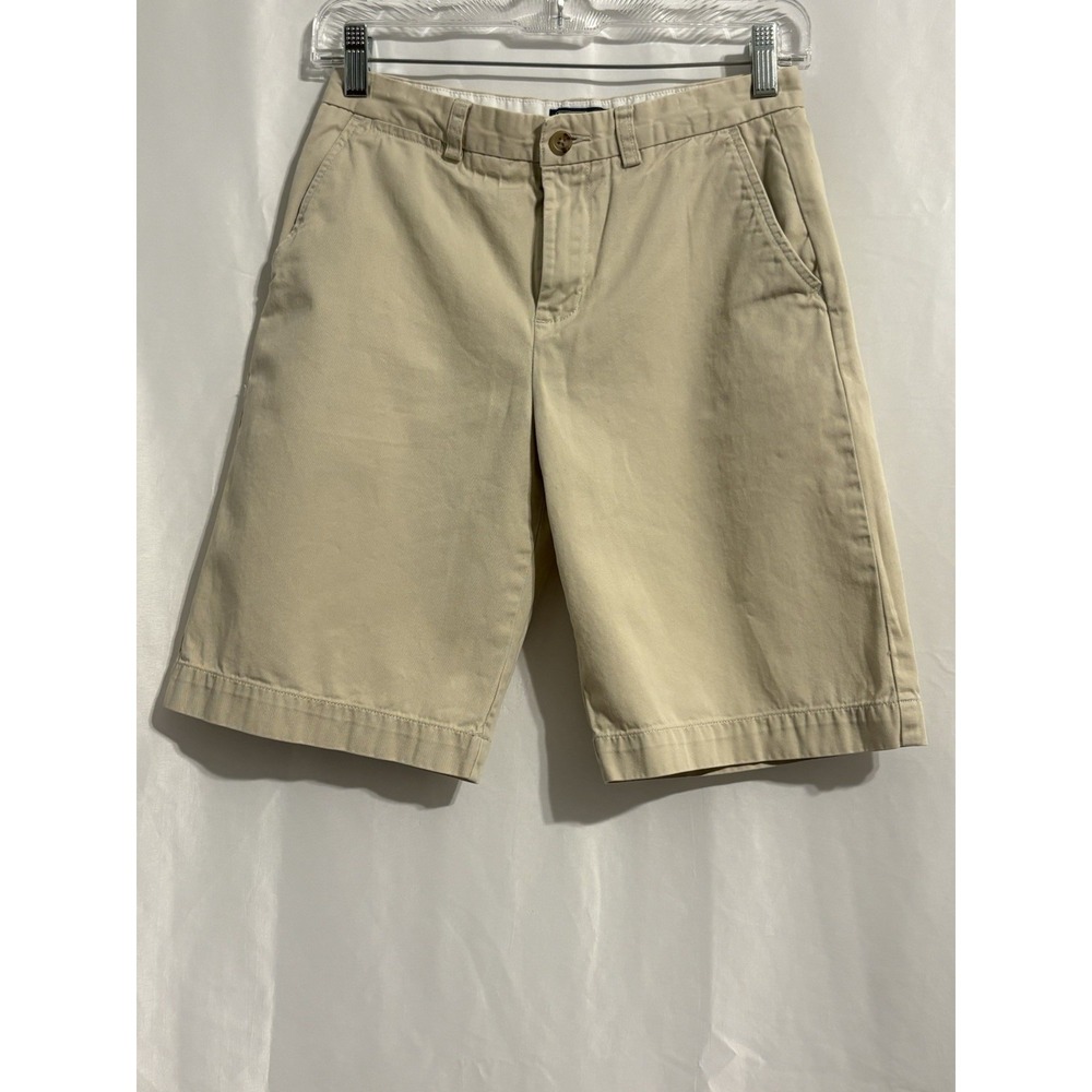 POLO BYRALPH LAUREN VINTAGE BOYS BEIGE CLASSIC FIT COTTON CHINO SHORTS 14
